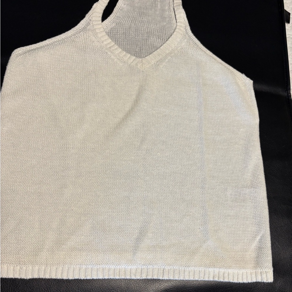 Banana Republic Cream Racerback tank top